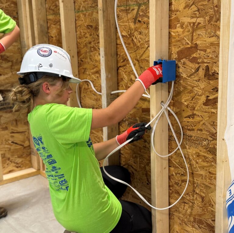 Construction camp powers possibilities for girls in electrical trade