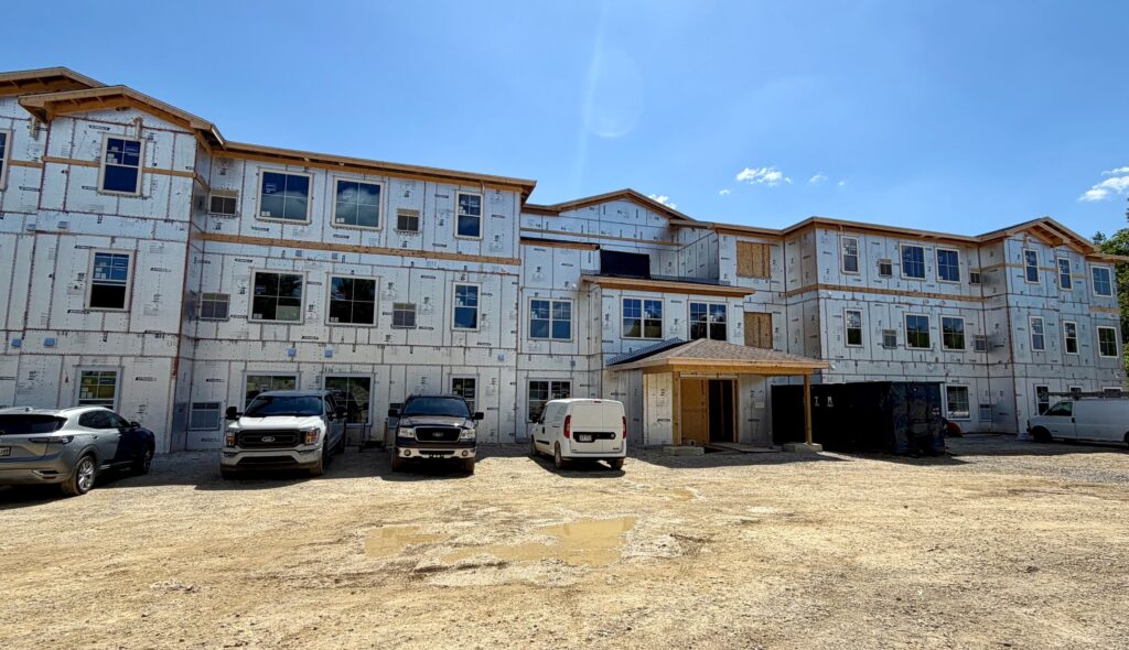 Outside view of Grace Village Apartments in Niles on Route 422 in Niles.