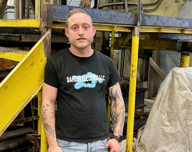 Alex Dahler, of Dahler Electric, is a new electrical contractor in the Mahoning Valley.