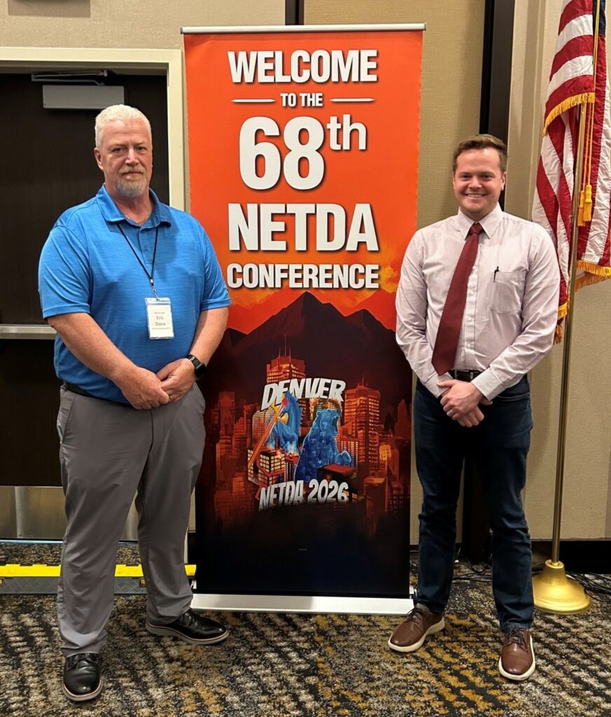 Eric Davis and Luke Gale attended the NETDA Conference in Denver, Colorado in June 2026. 