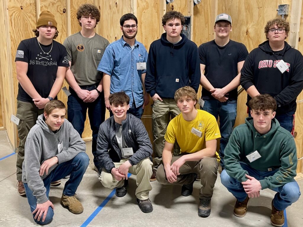 Regional SkillsUSA competition participants from Northeast Ohio. 