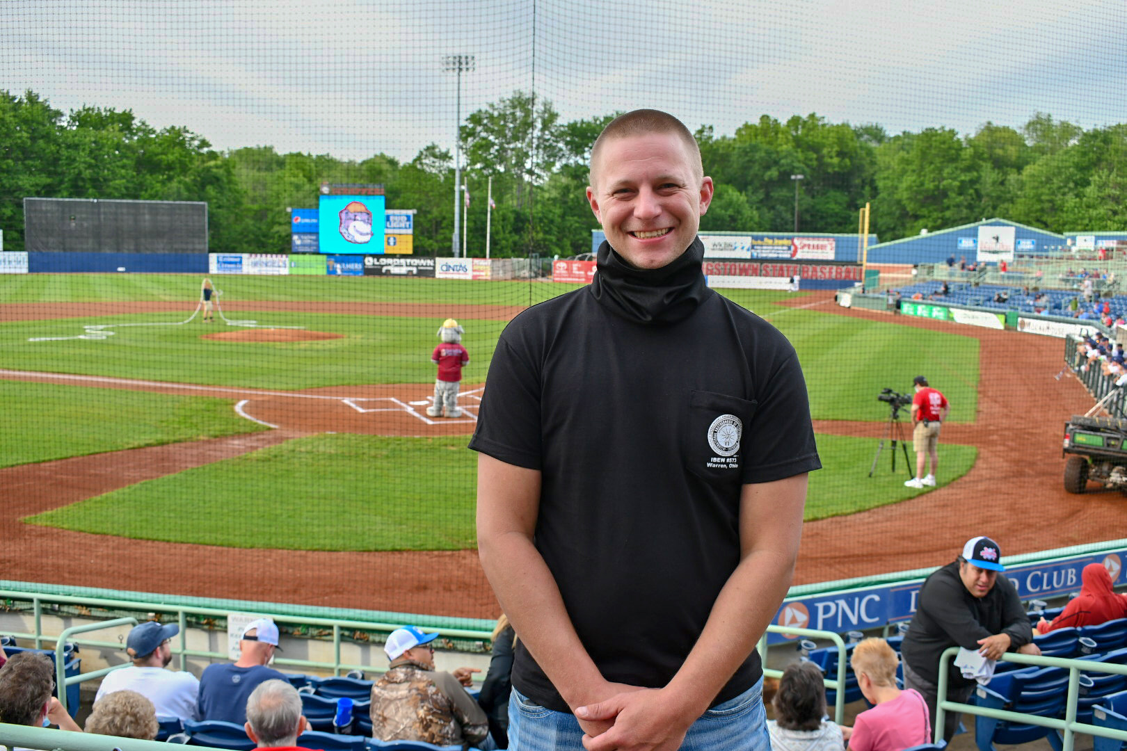 Keith Patton at Scrappers game