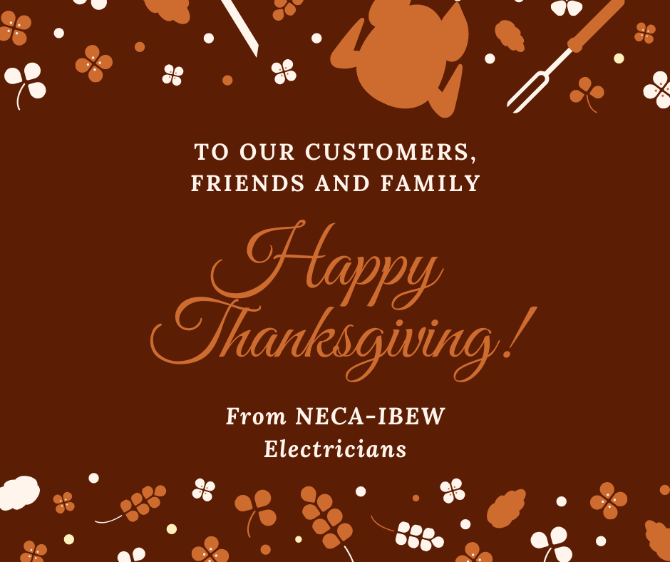 NECA thanksgiving message