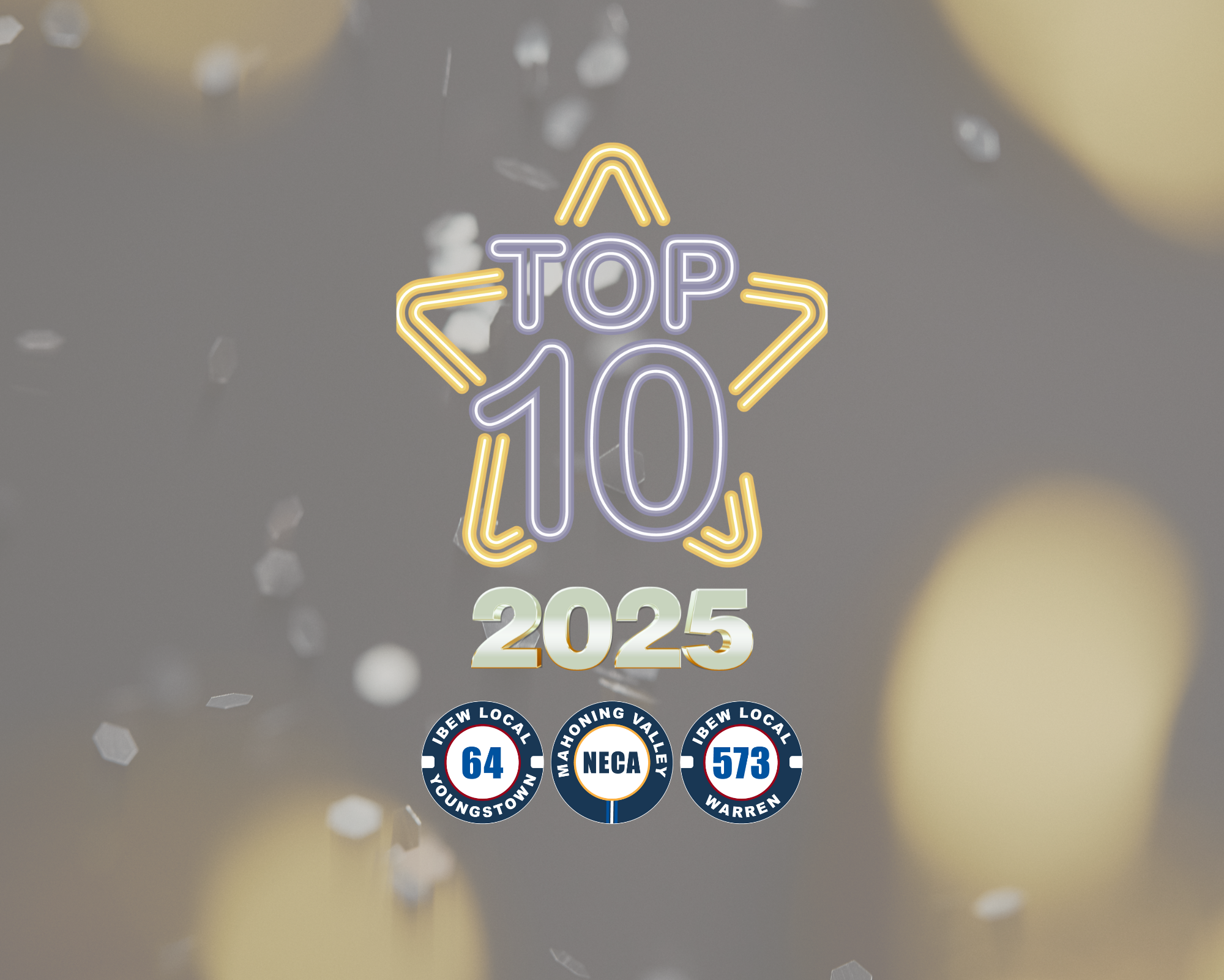 Top 10 stories for NECA-IBEW Electricians in 2025.