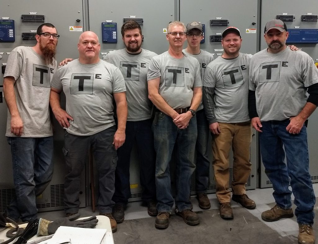 Photo of T-Squared Electrical staff.