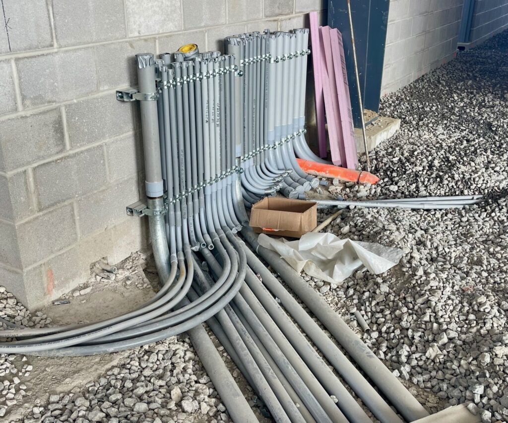 Electrical distribution pipe.