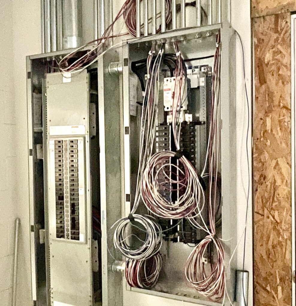 Santon Electric installed new electrical distribution panels.