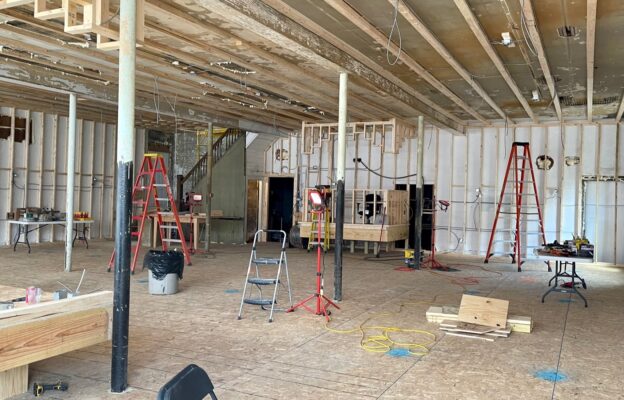 Main floor of Lowellville building being renovated